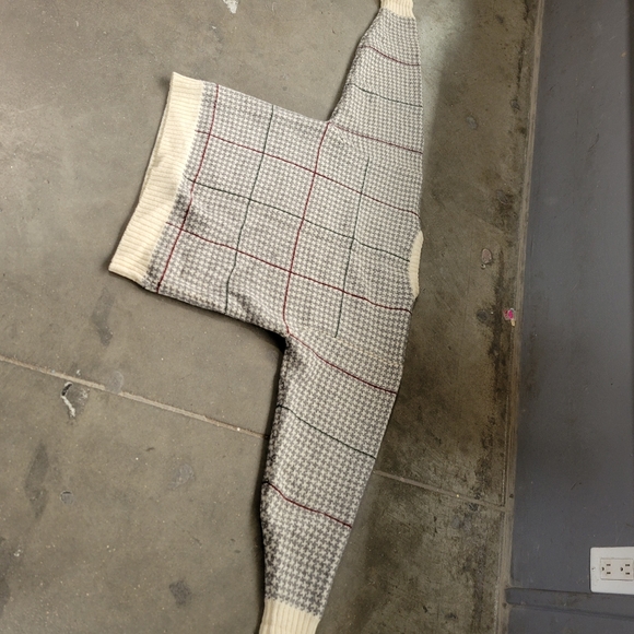 Vintage Woolrich John Rich And Bros Wool Sweater Tan Brown Pullover Size Medium - Picture 6 of 8